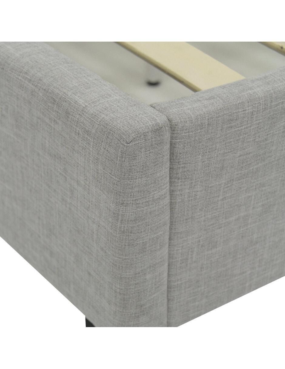 Cama LAN de madera queen size 5
