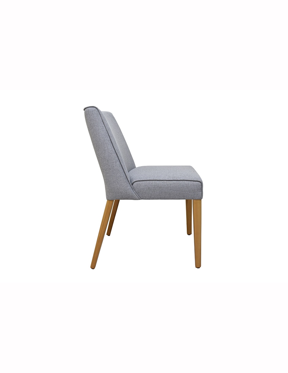 Silla Gary de madera y tela 3