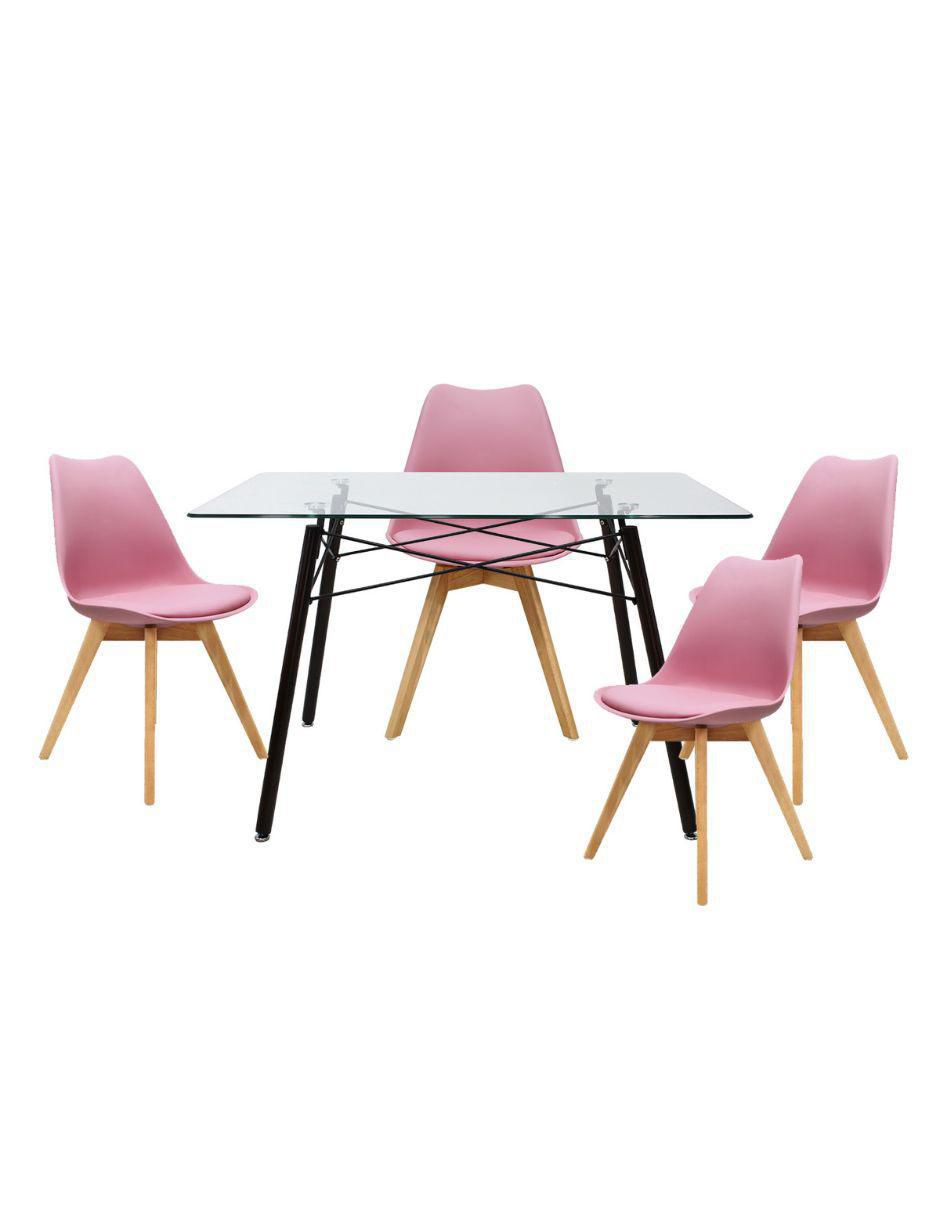 Comedor para 4 personas de cristal