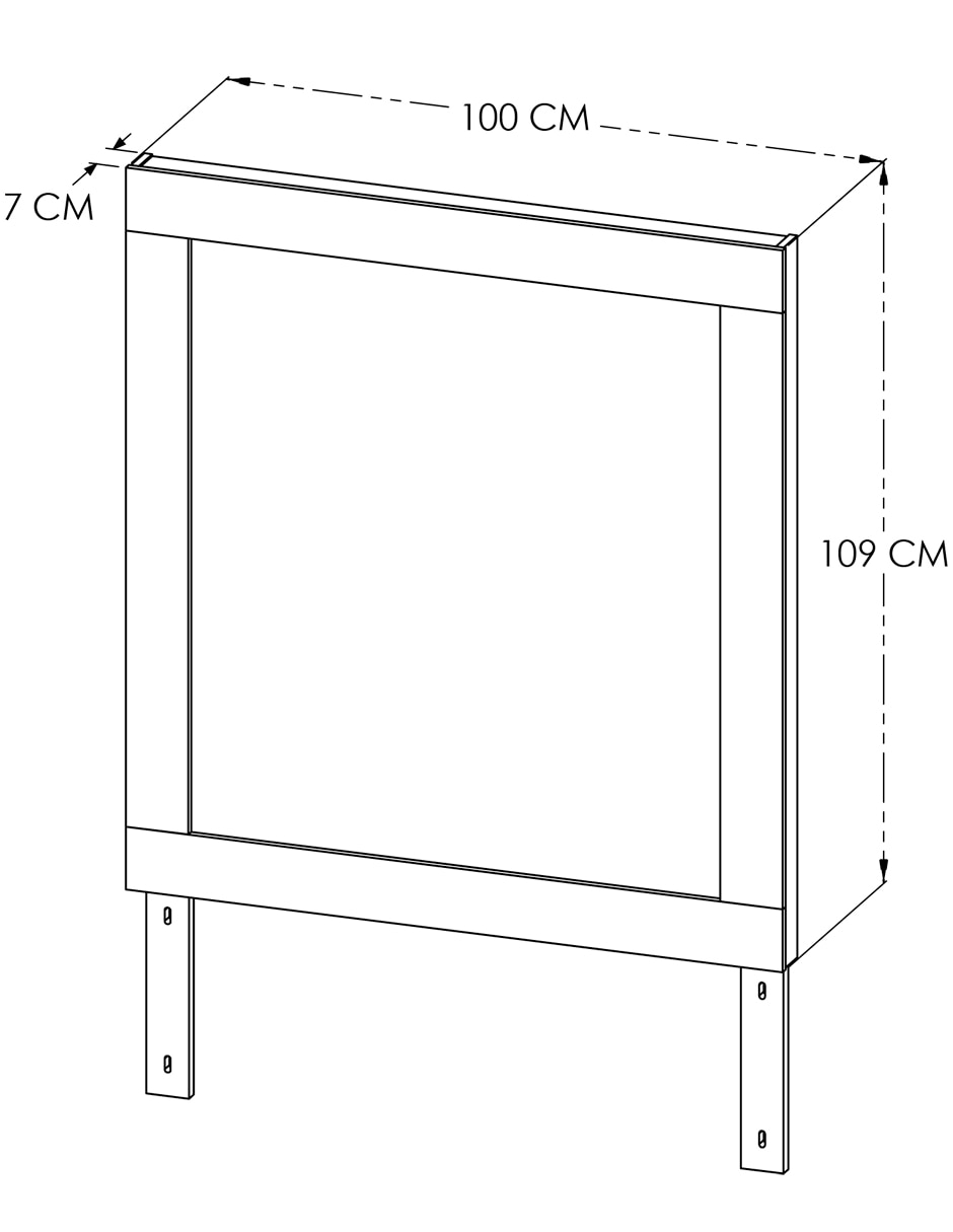 Espejo rectangular Adare 5