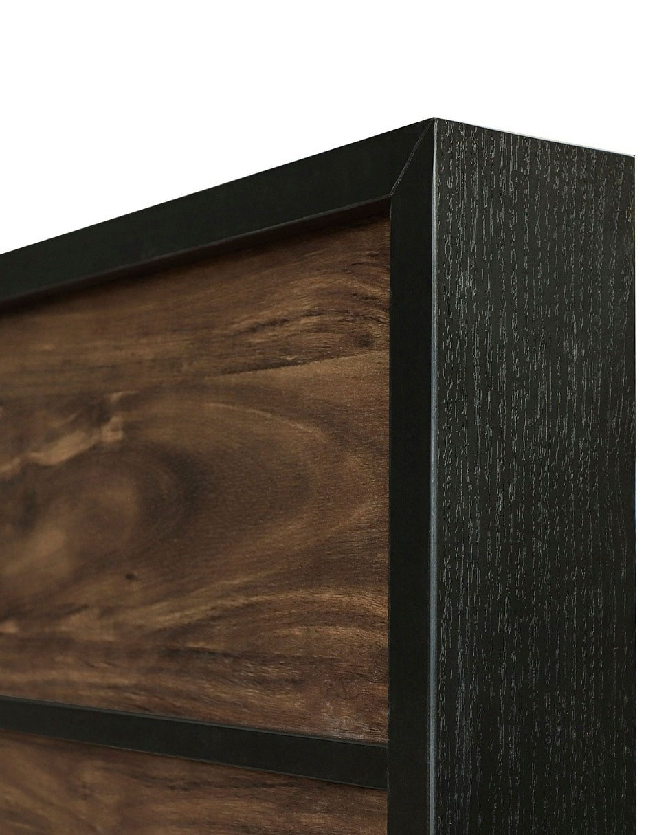 Cabecera Heston de madera nogal 6
