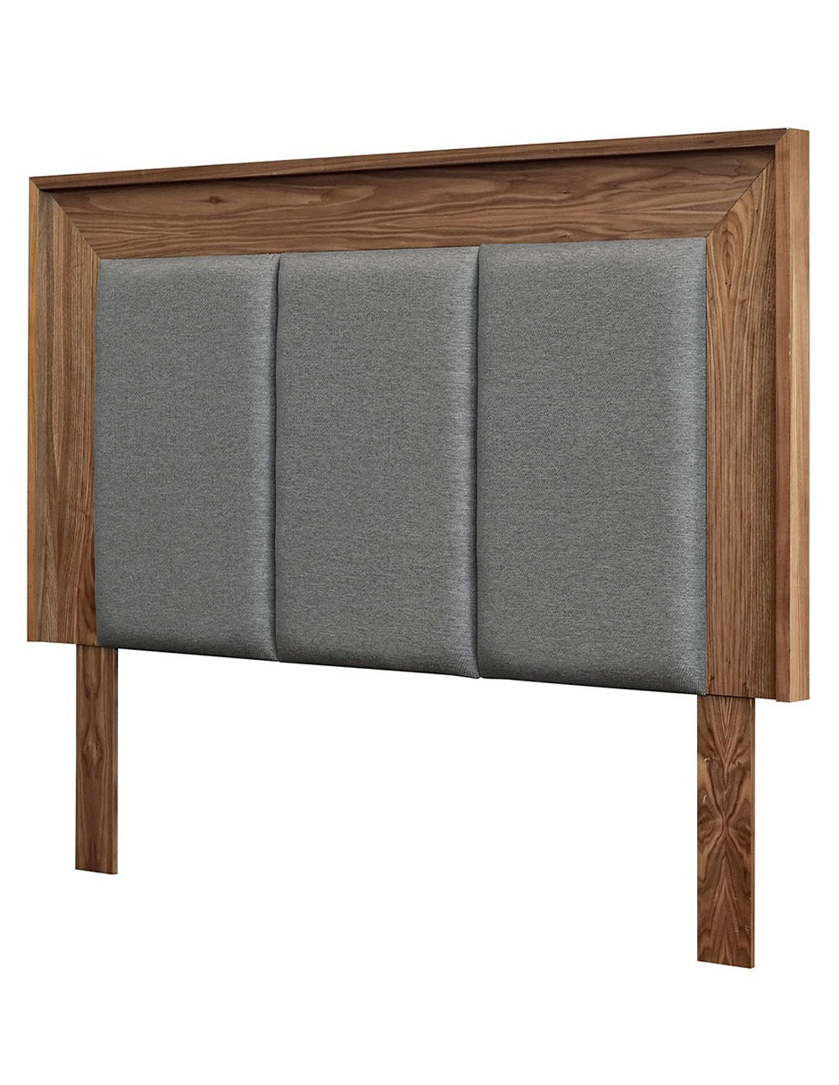 CABECERA DURHAM MADERA N, MAT-QS, GRIS