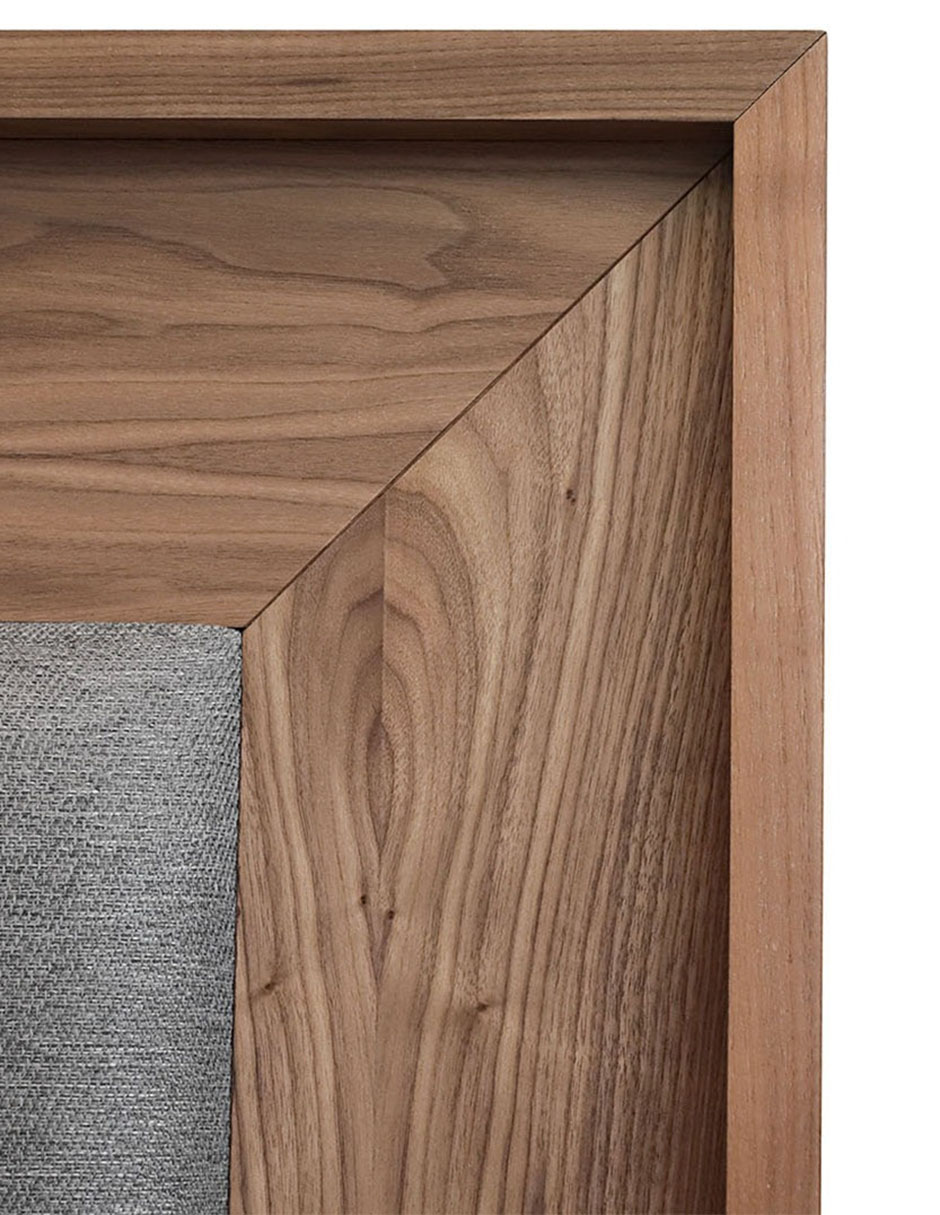 CABECERA DURHAM MADERA N, MAT-QS, GRIS