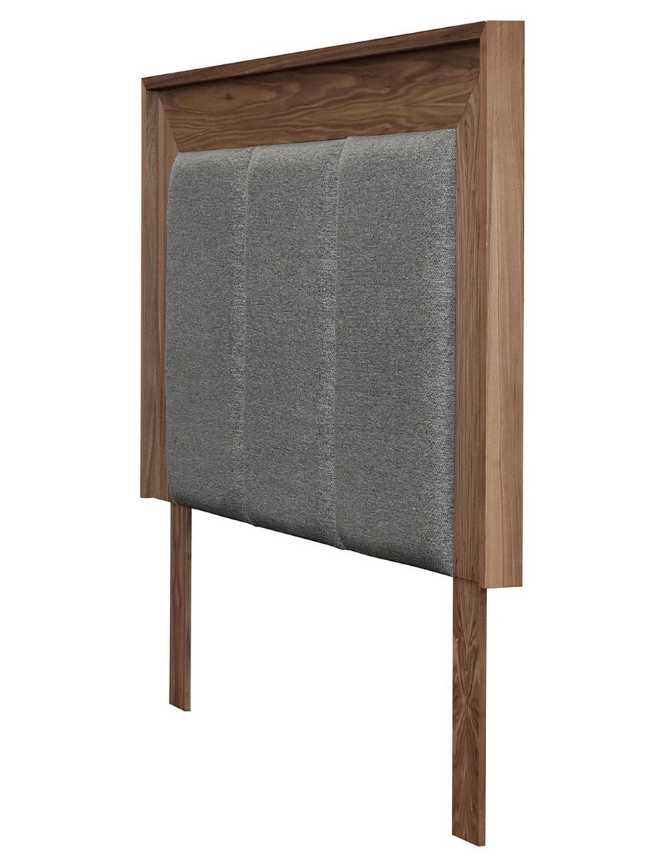 CABECERA DURHAM MADERA N, MAT-QS, GRIS