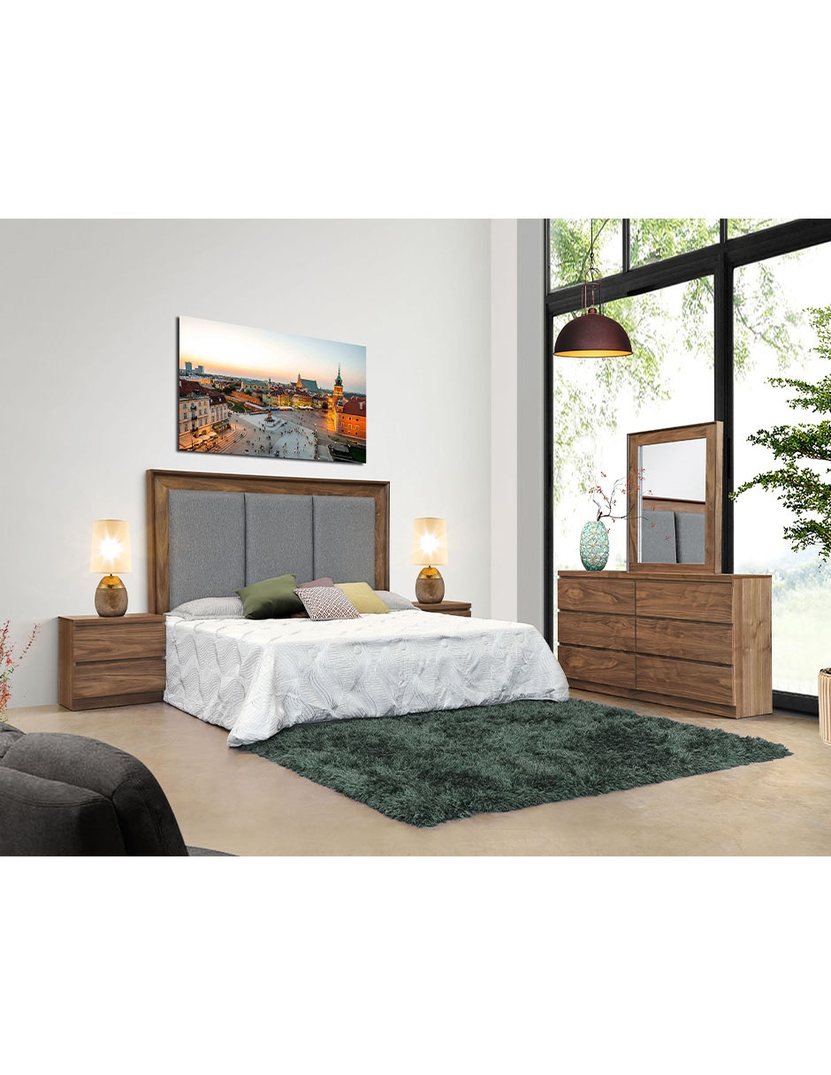 Buro Durham de madera nogal 5