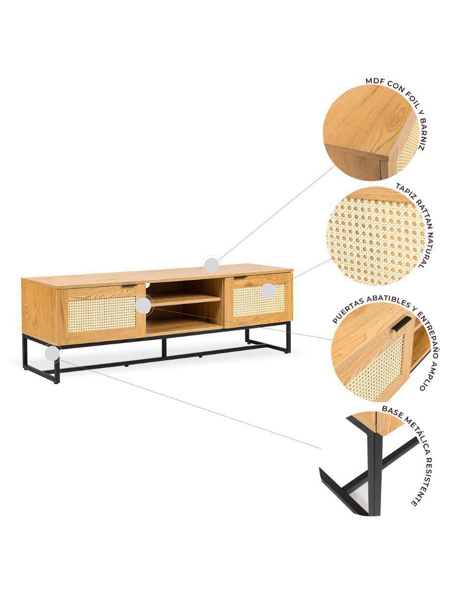 Mueble de tv Xelha de madera 4