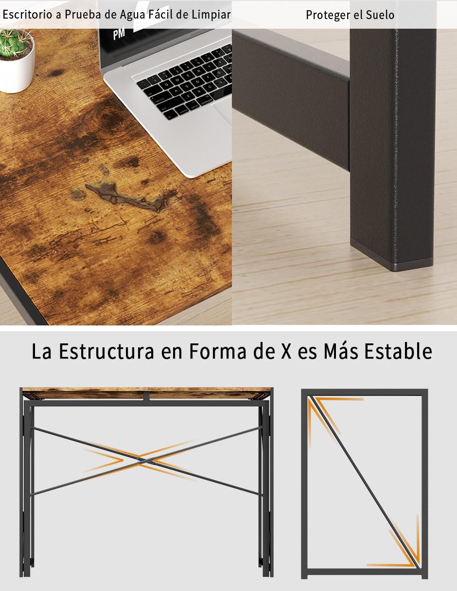 Escritorio Harper Vintage de MDF 7