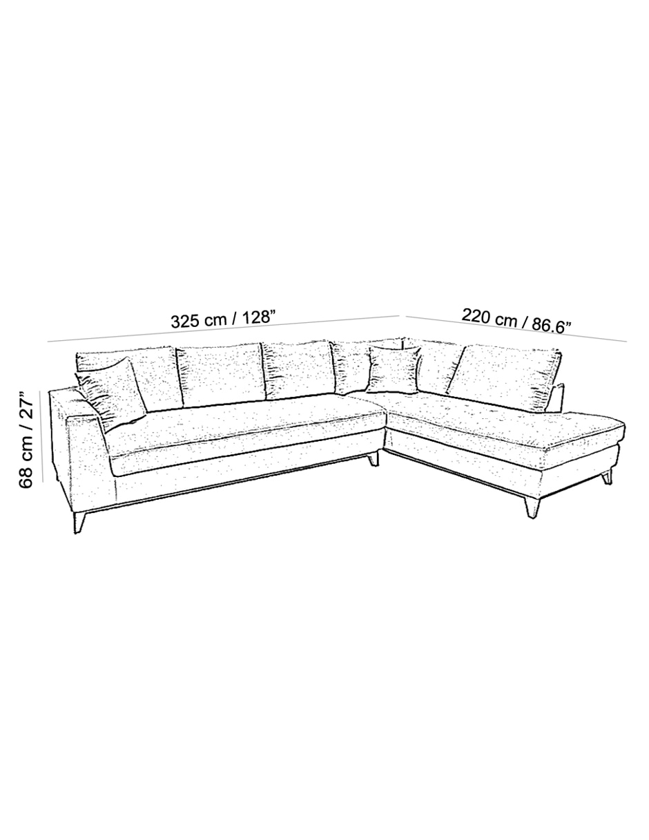 Sala modular derecha Nordico 2
