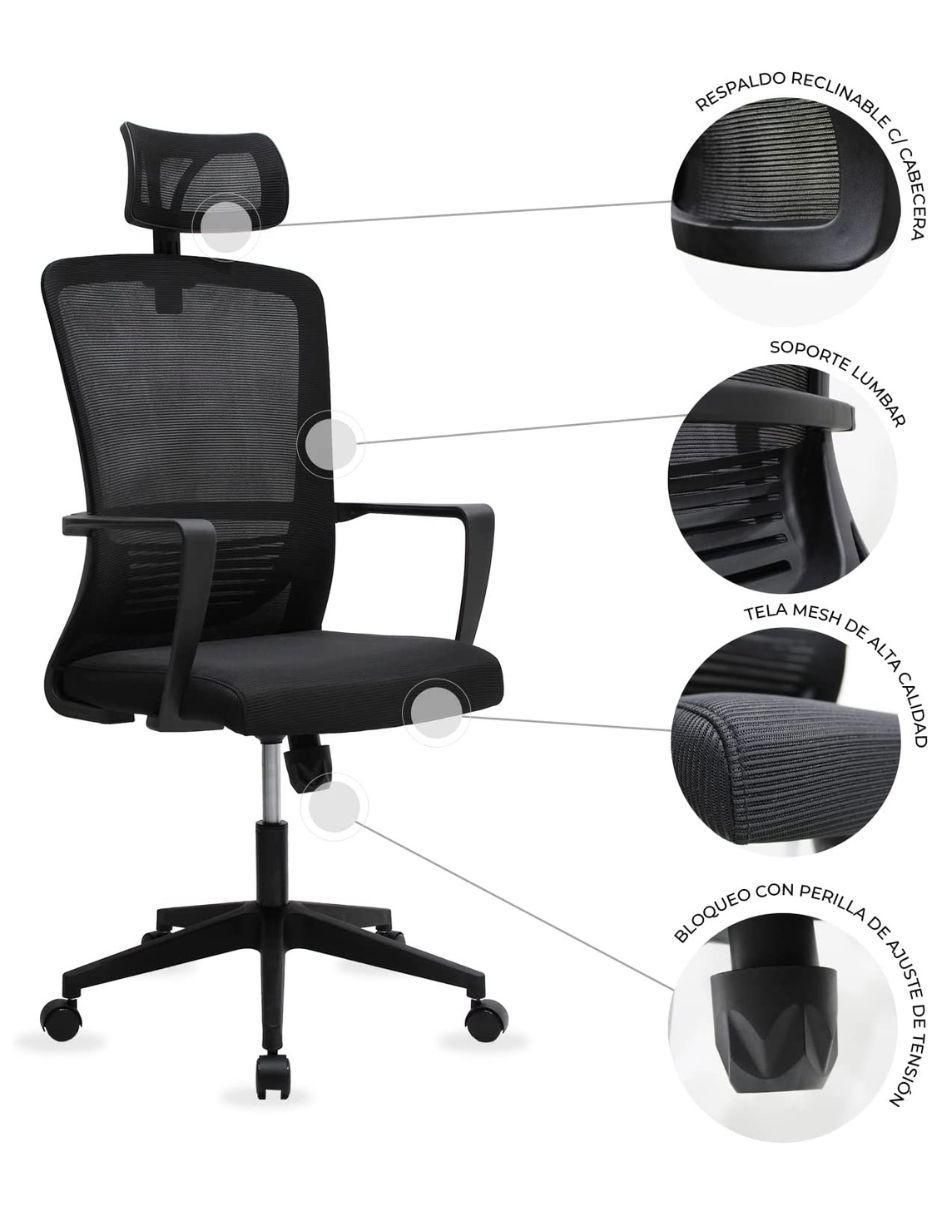 Silla de escritorio 1 pieza Cardona 4