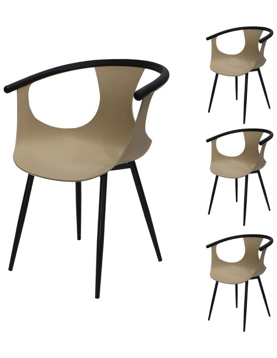 Juego de sillas 4 piezas Catanzaro Muebles de plástico