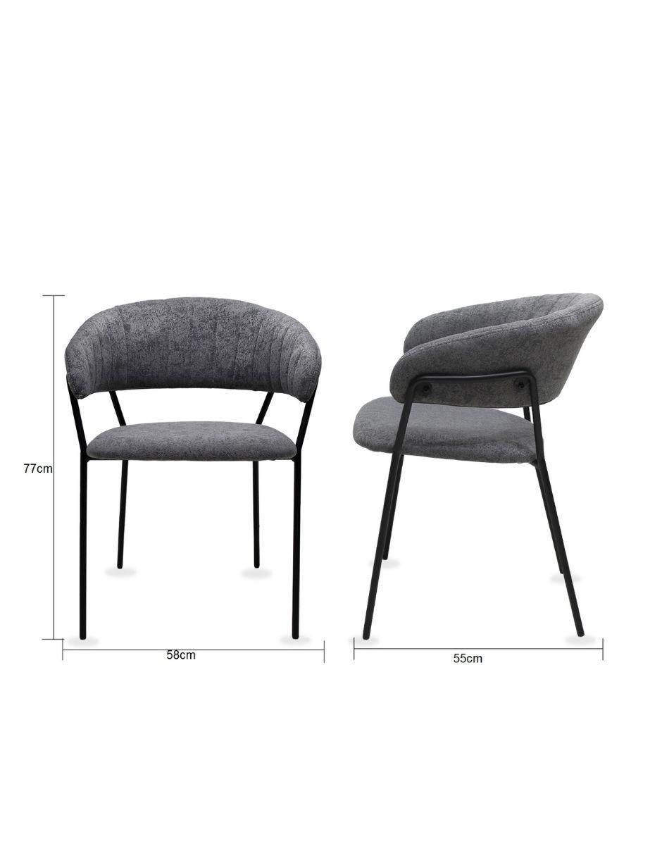 Juego de sillas mundo in caseres muebles de metal