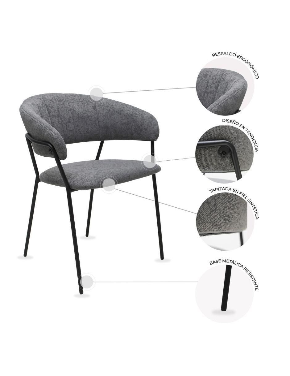 Juego de sillas mundo in caseres muebles de metal