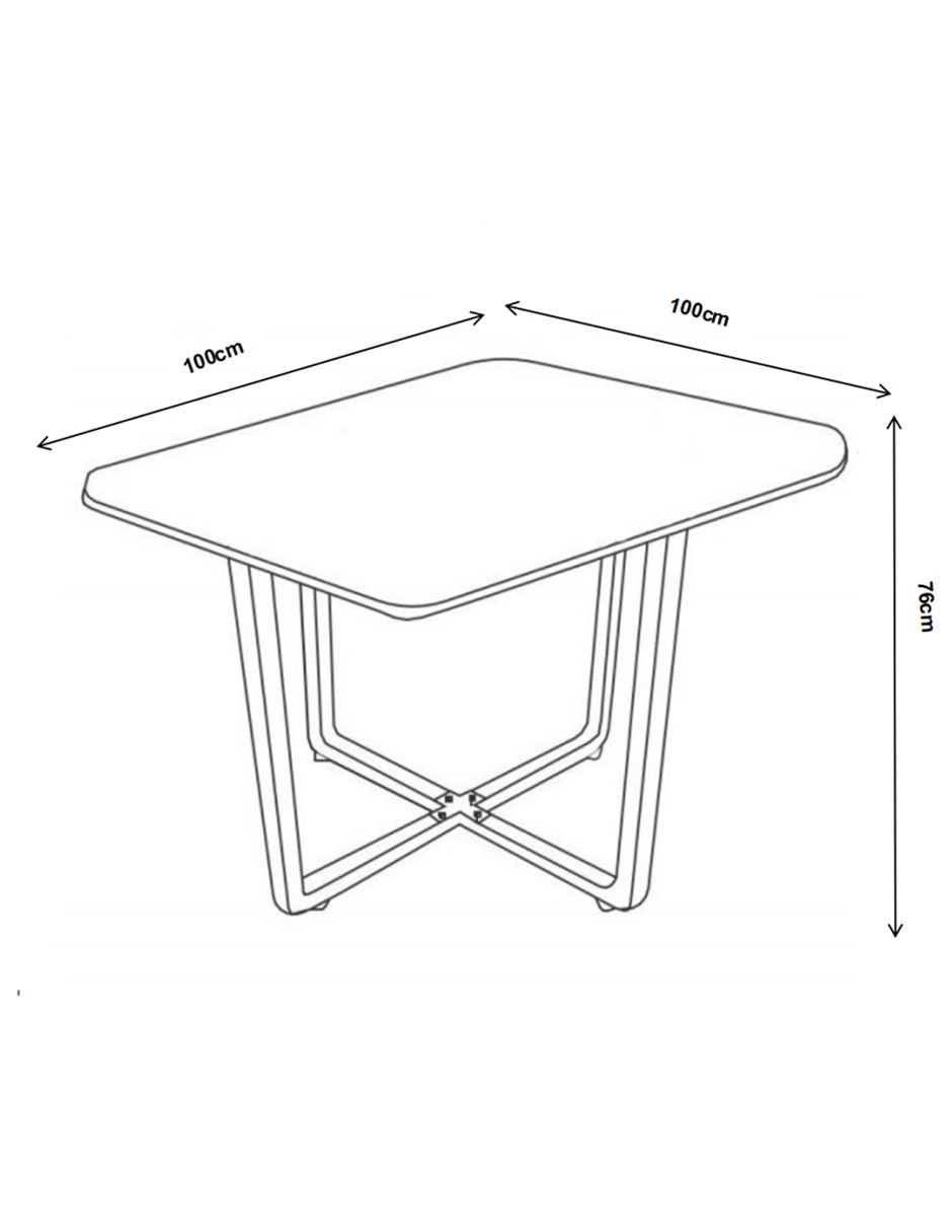 Antecomedor Teca para 4 personas 13
