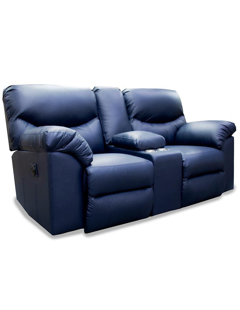 Reclinable Houston de piel y vinil 2