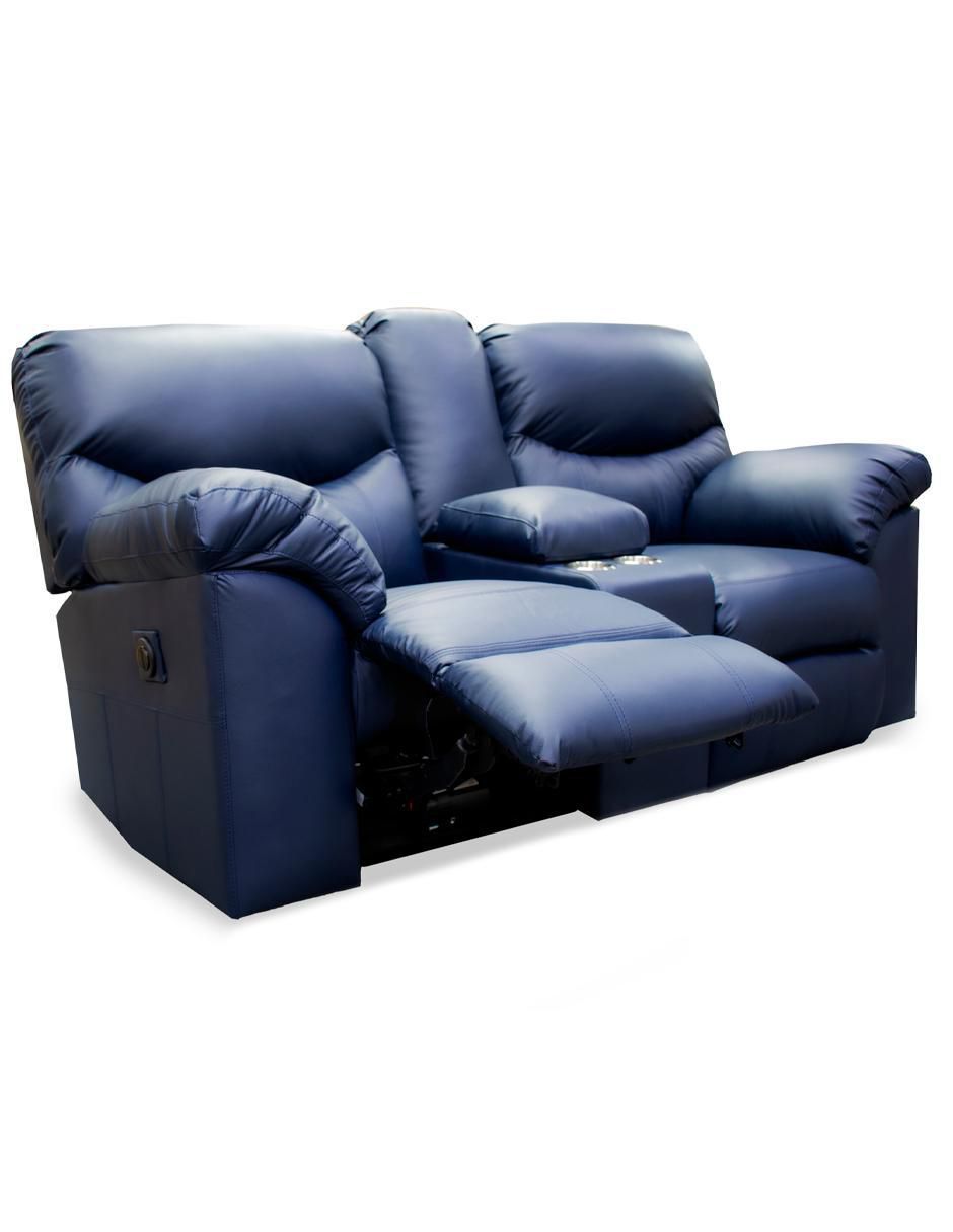 Reclinable Houston de piel y vinil 3