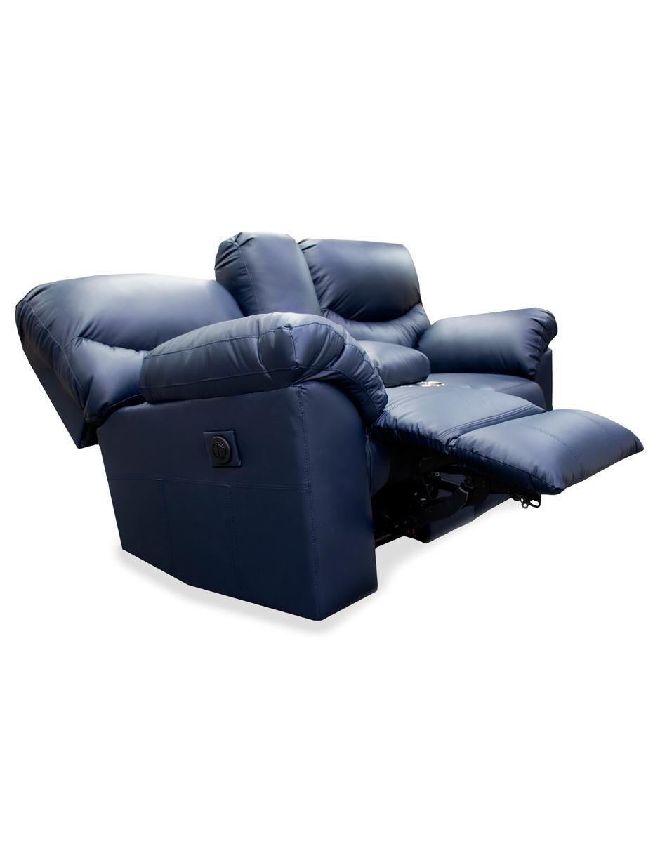 Reclinable Houston de piel y vinil 4