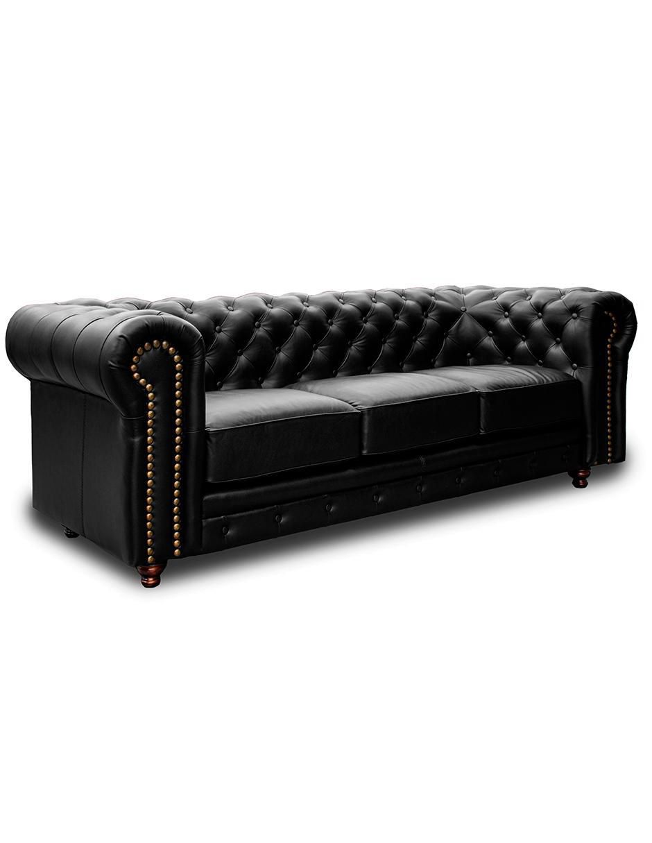 Sofá Chesterfield Confortopiel de piel
