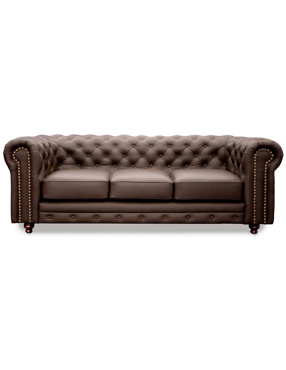 Sofá Chesterfield de piel