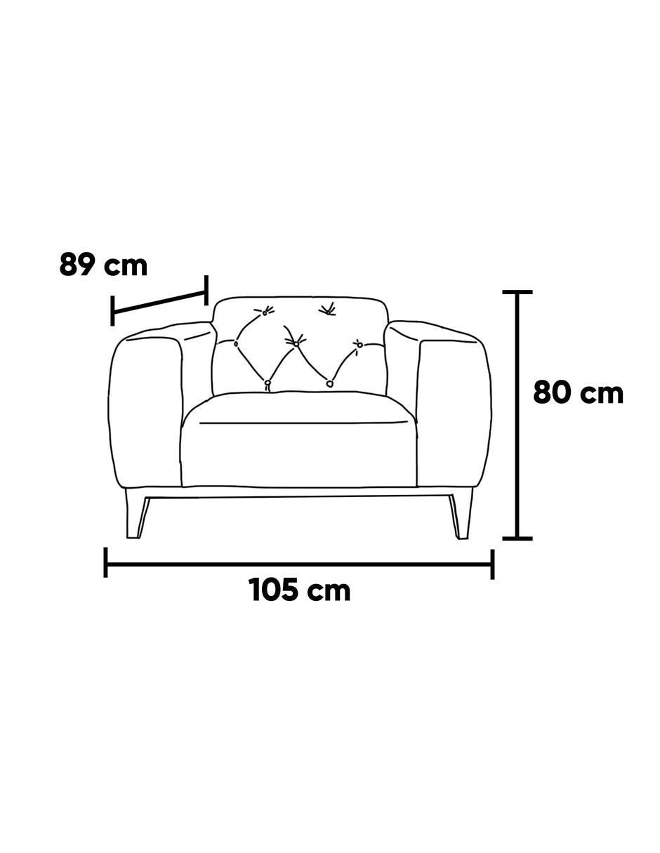 Sillón kessa arely estilo tradicional de materialdelaestrucuturavad
