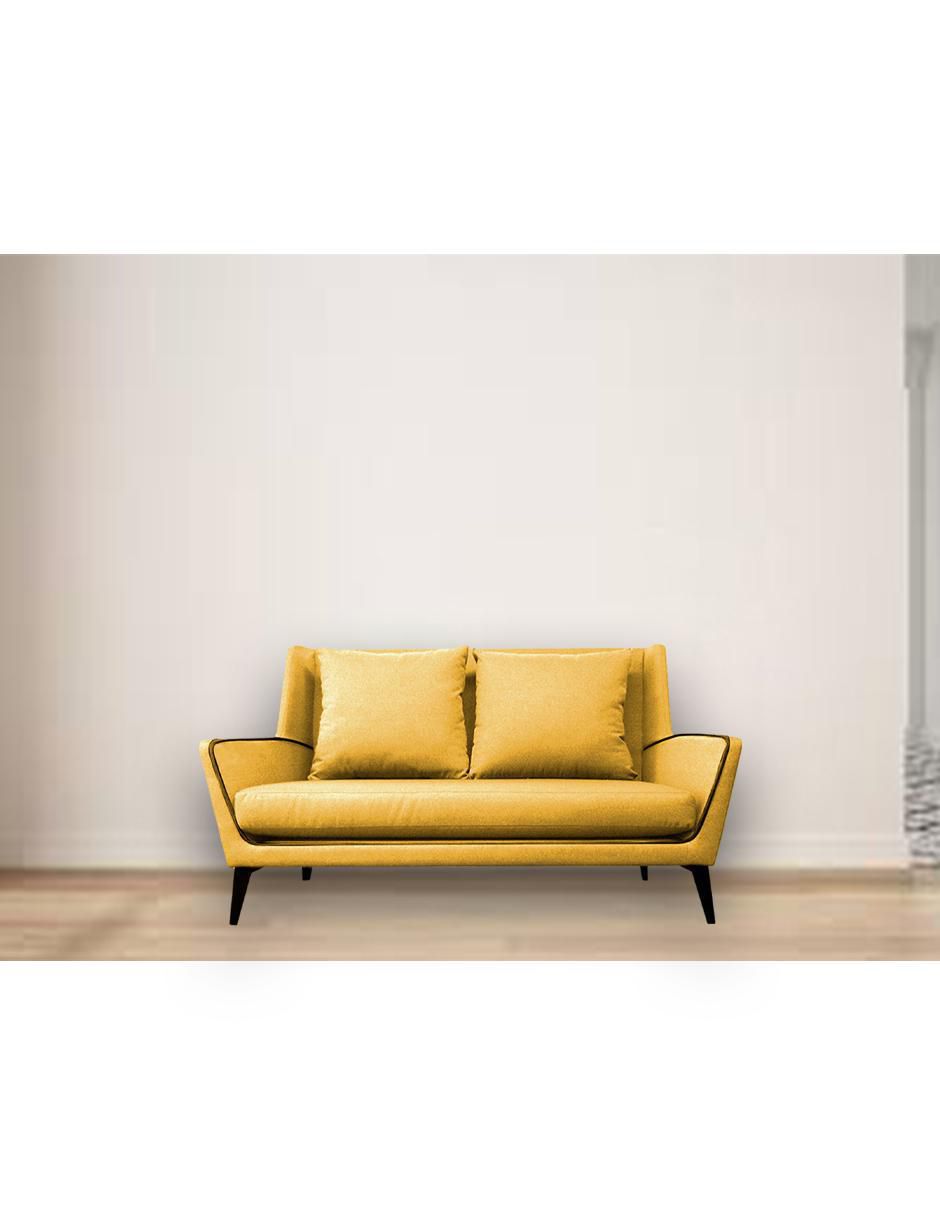 Sofá doble kessa love seat julian de madera pino