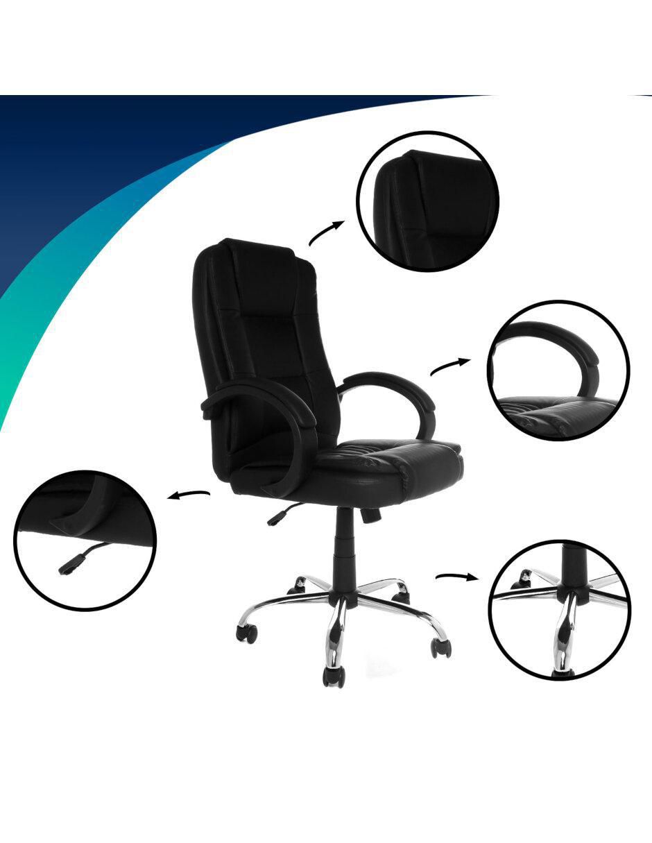 Silla de escritorio eke life home sin familia de cuero