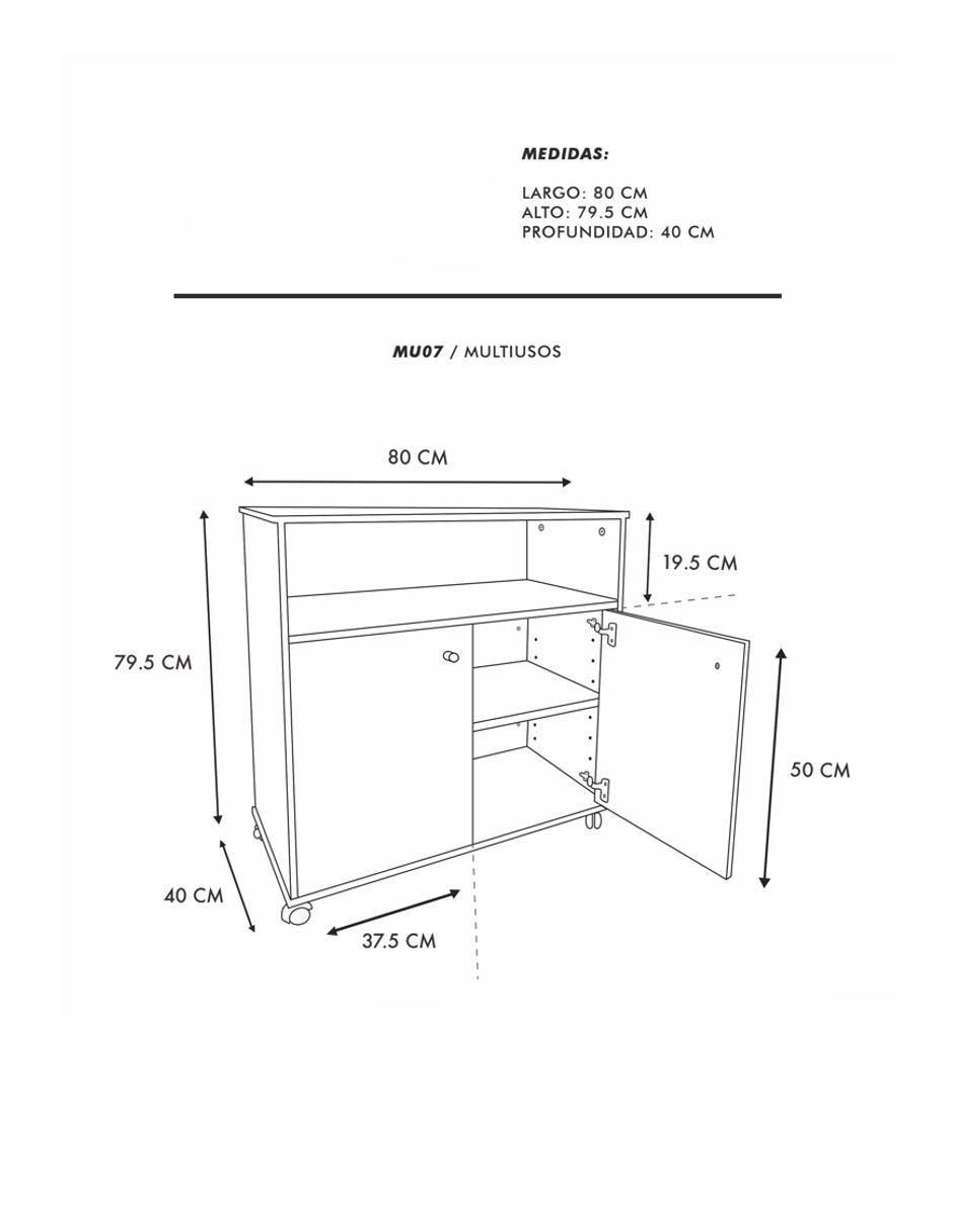 Gabinete de MDF 3