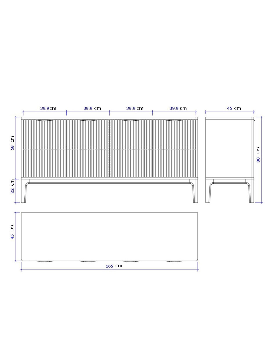 Bufetero Adro de madera acacia 15