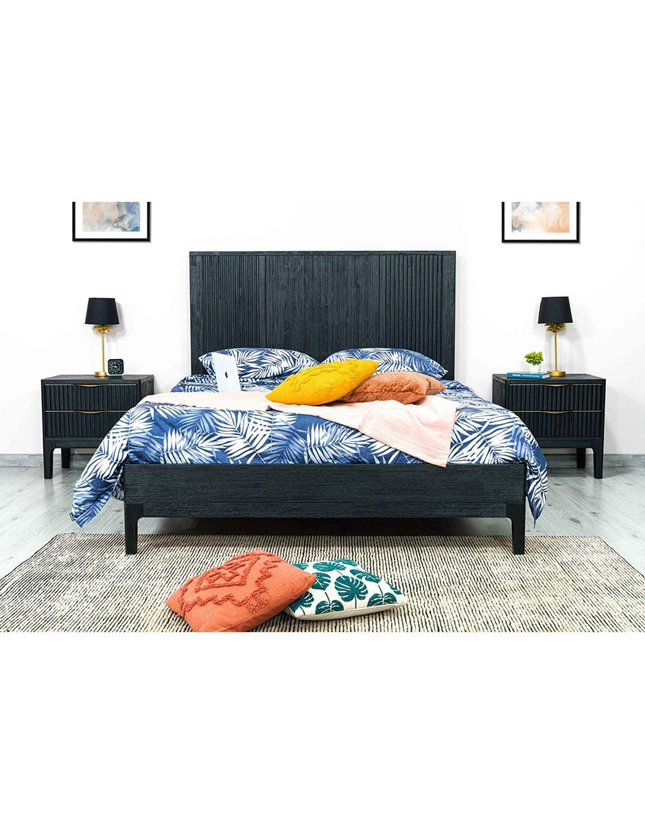 Cama Acacia de madera acacia 7