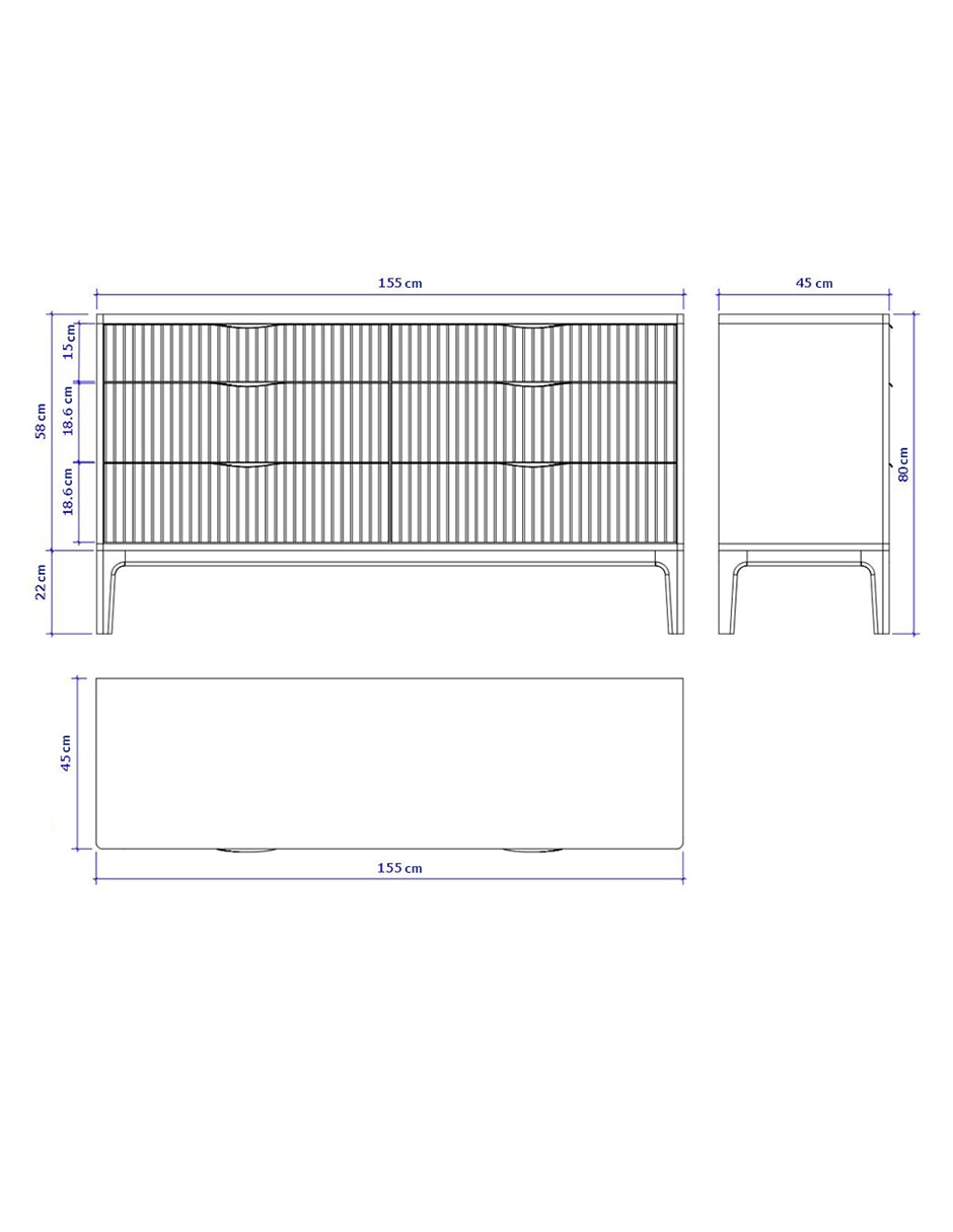 Cómoda Adro de madera 15