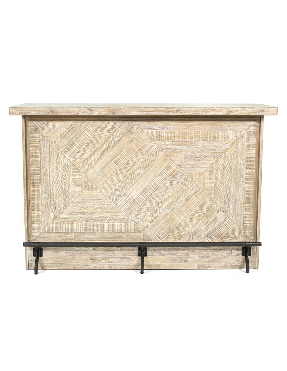 Barra bar Luna de madera acacia 1