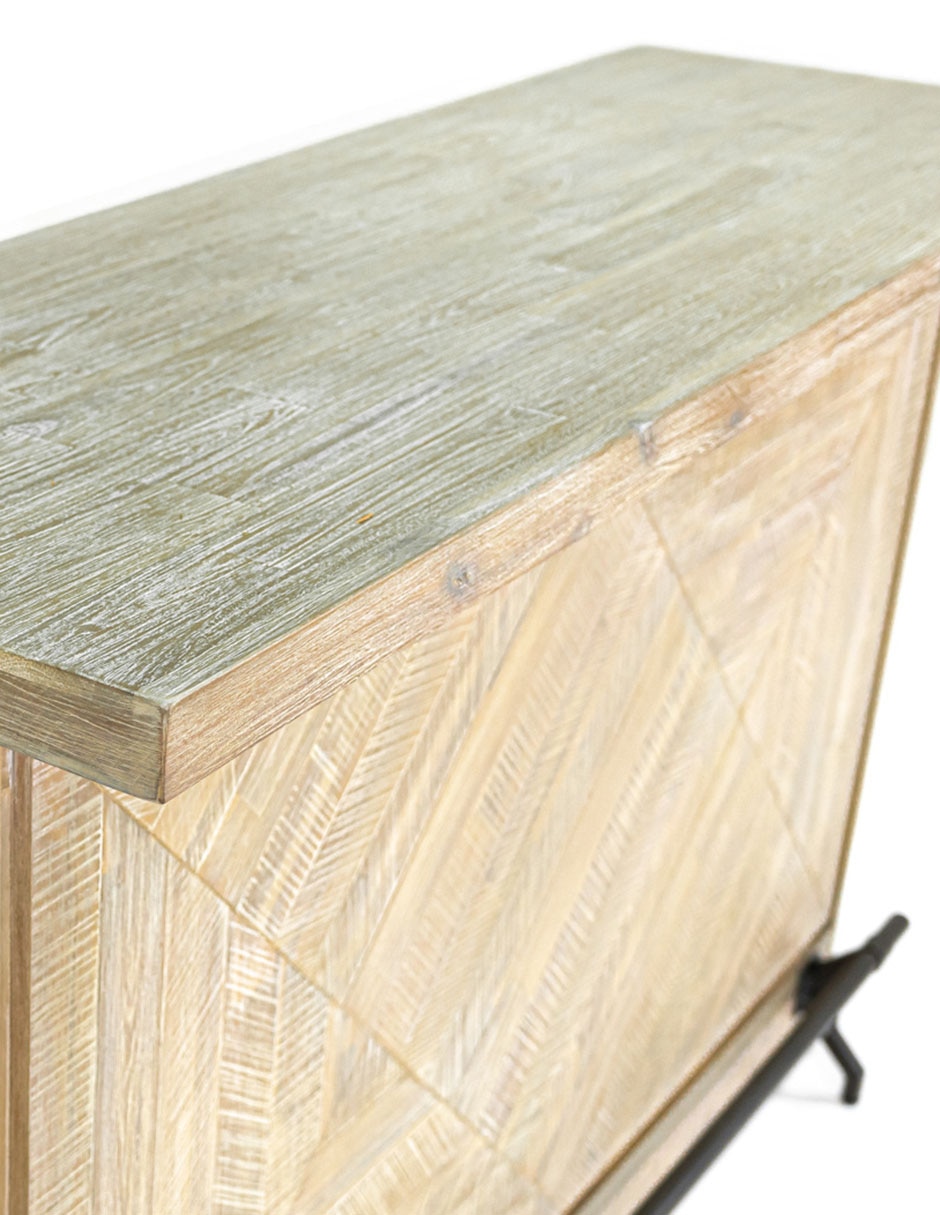 Barra bar Luna de madera acacia 8