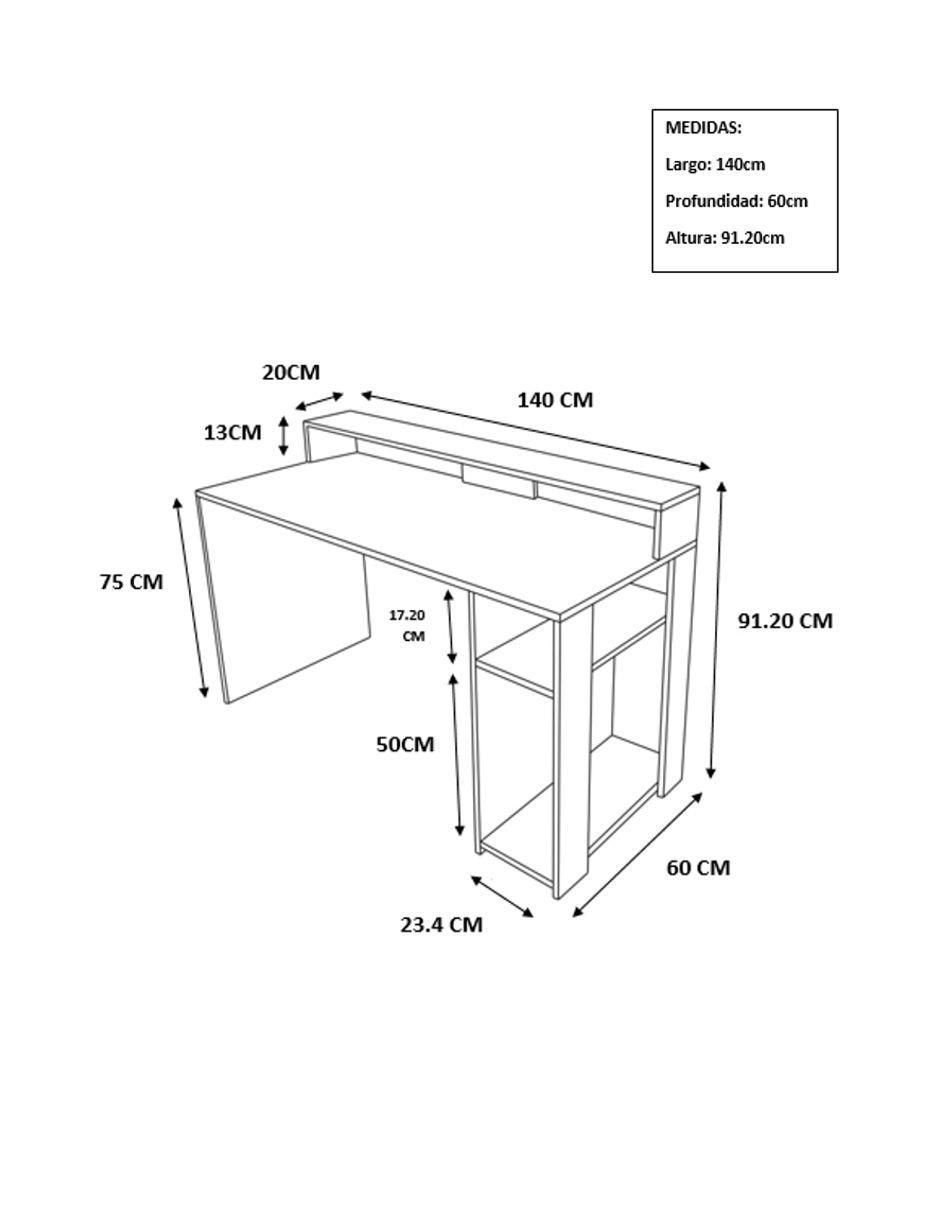 Escritorio de MDF 3
