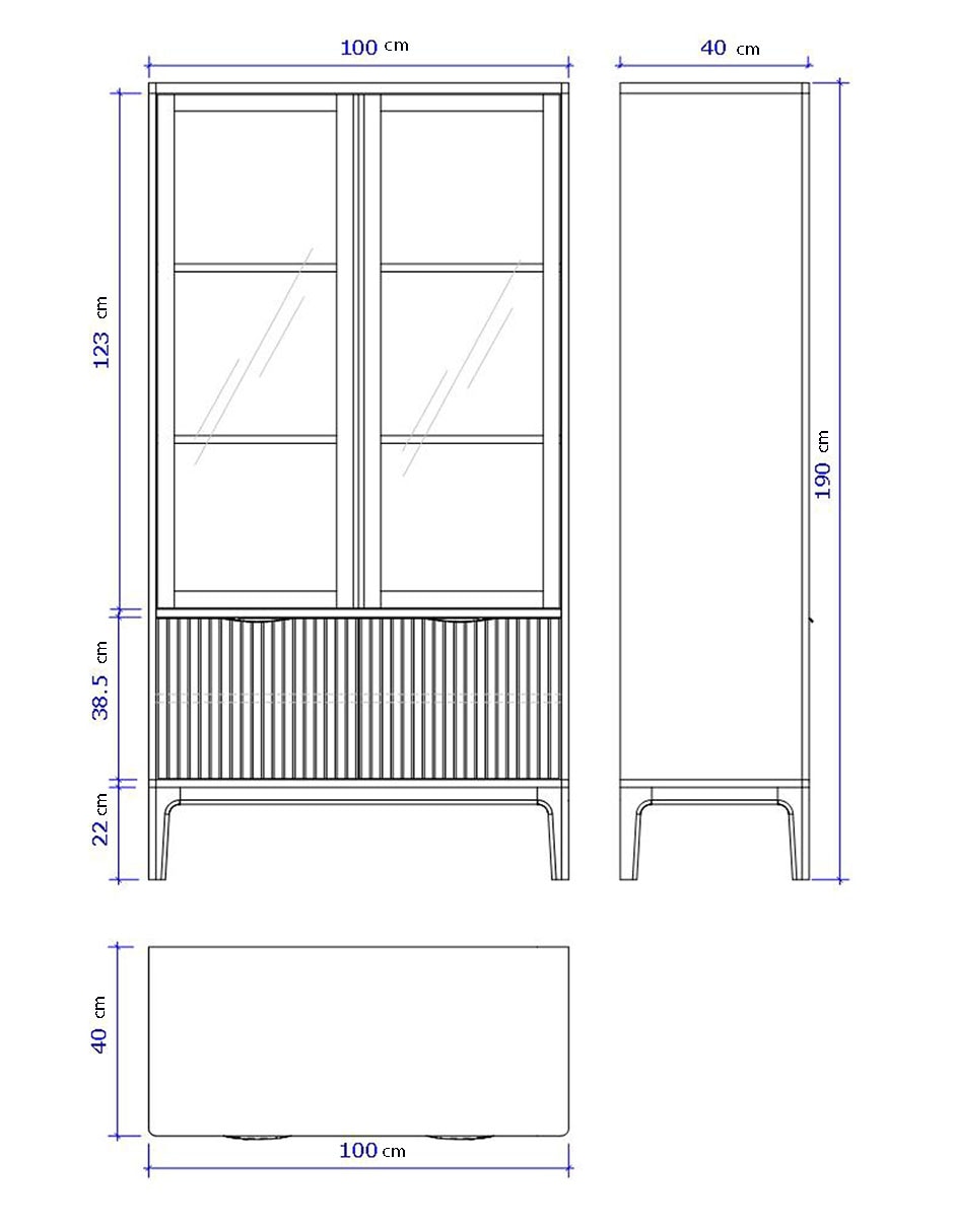 Vitrina Adro de madera acacia 16