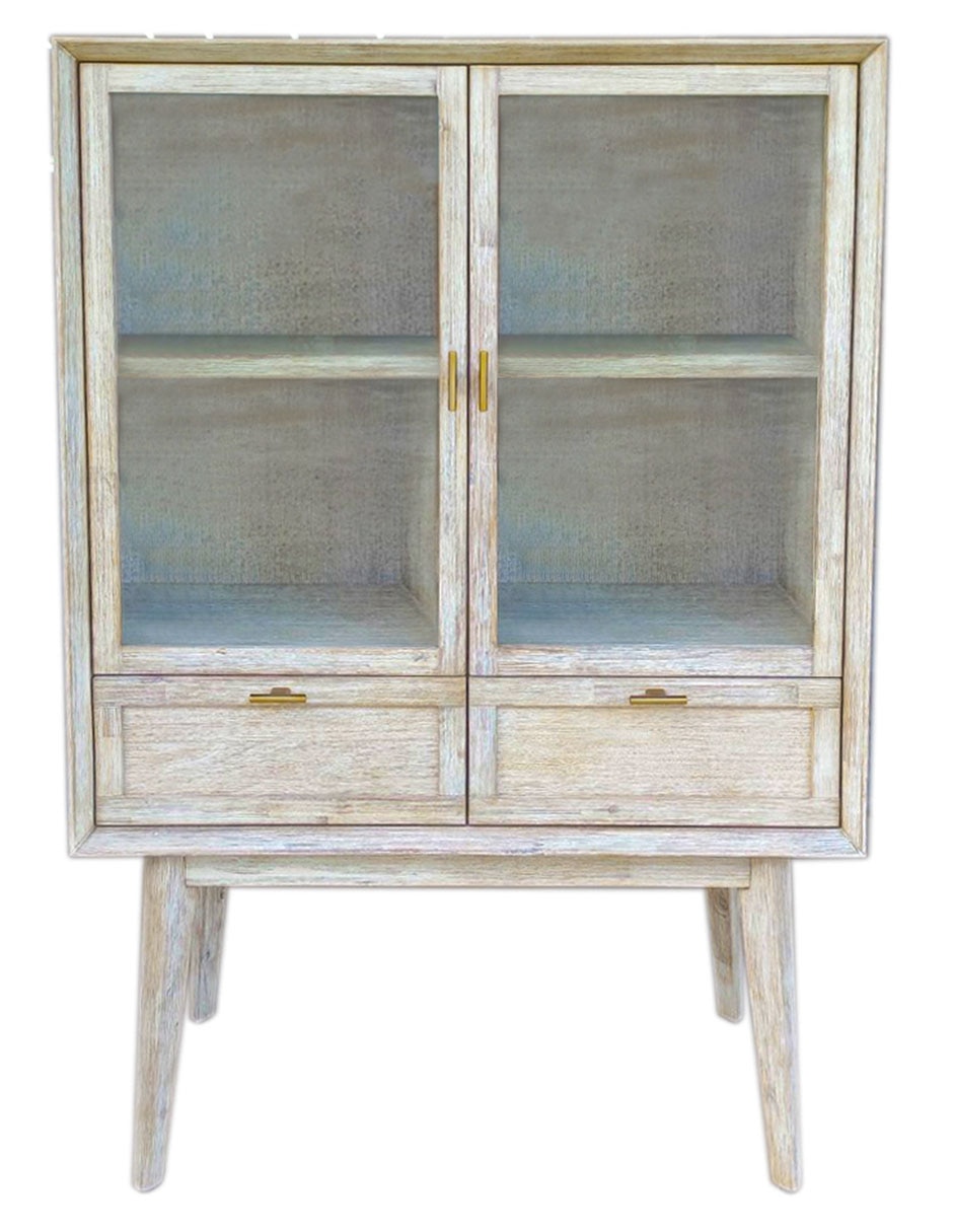 Vitrina Andes de madera acacia