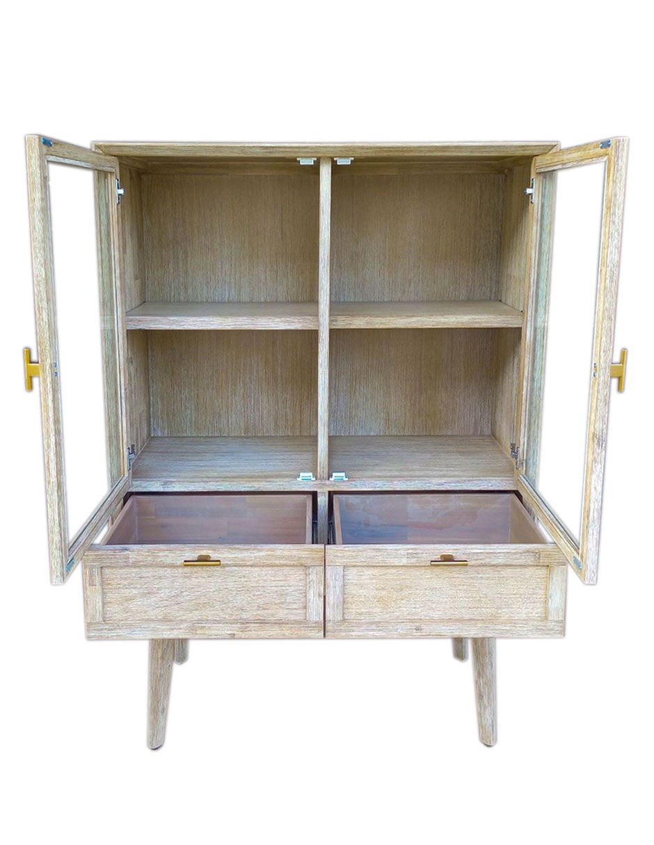 Vitrina Andes de madera acacia 2