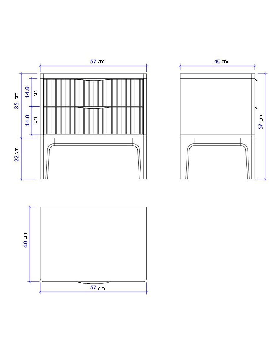 Buro Adro de madera acacia 16