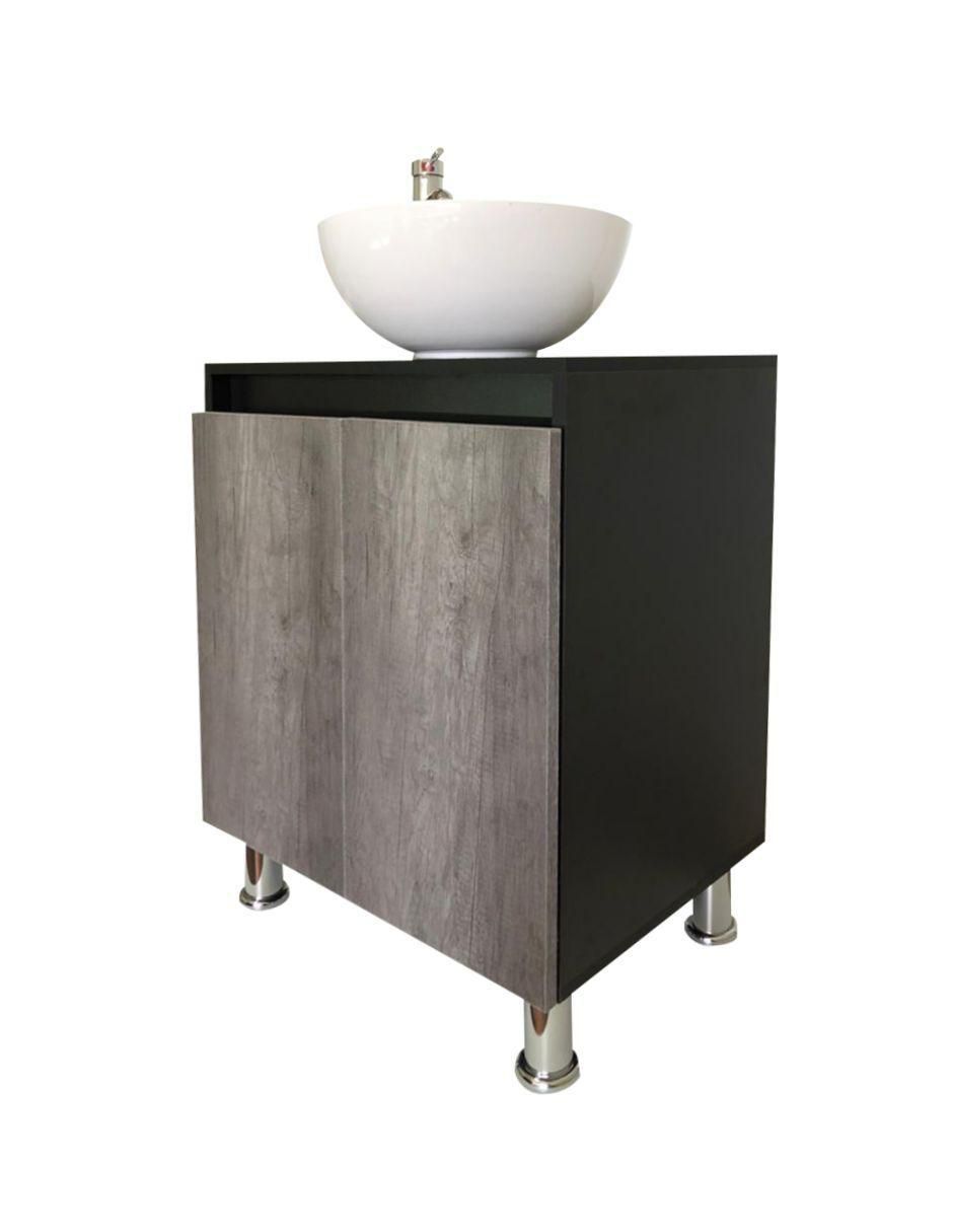 Gabinete decomobil mueble gabinete para baño con ovalin y monomando de lujo. de mdf
