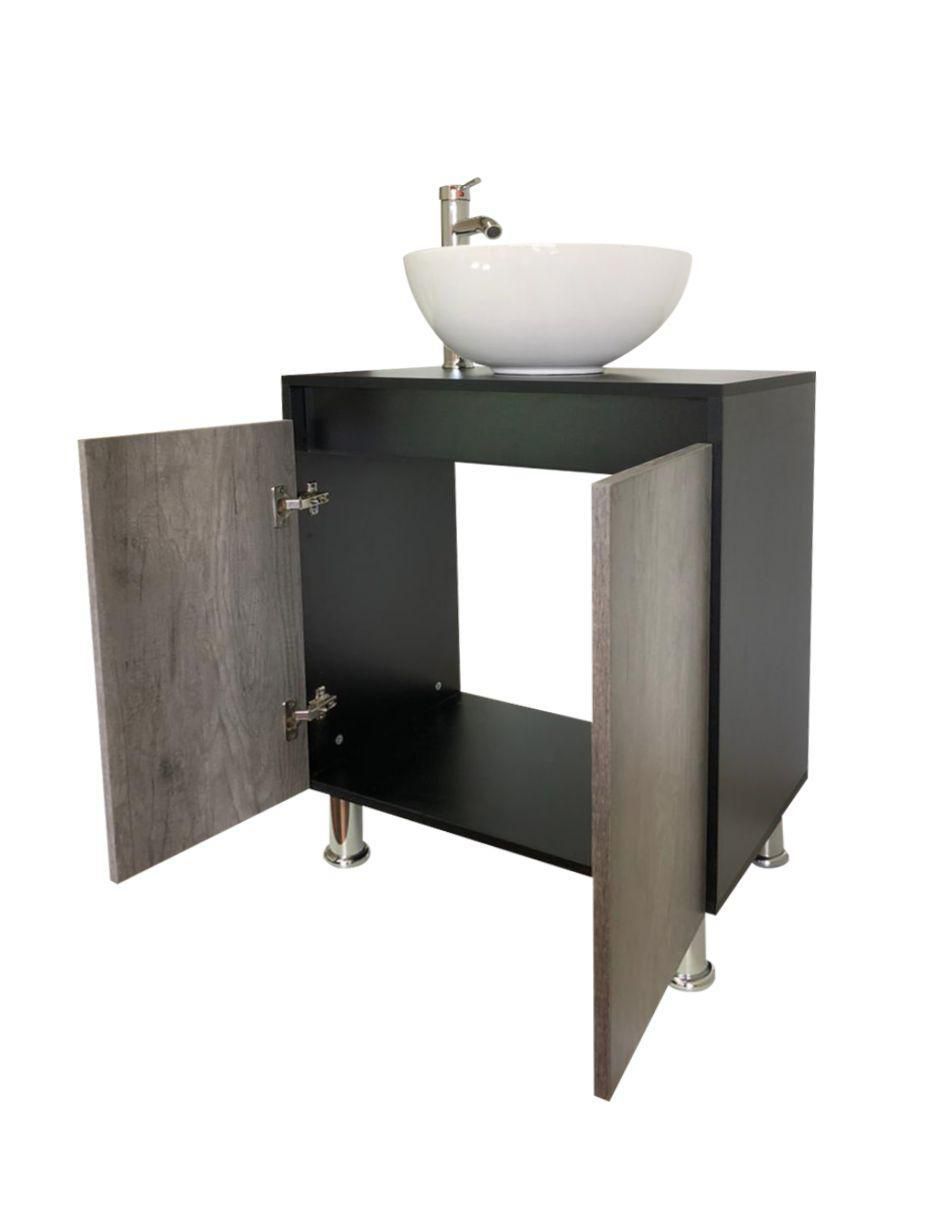 Gabinete decomobil mueble gabinete para baño con ovalin y monomando de lujo. de mdf