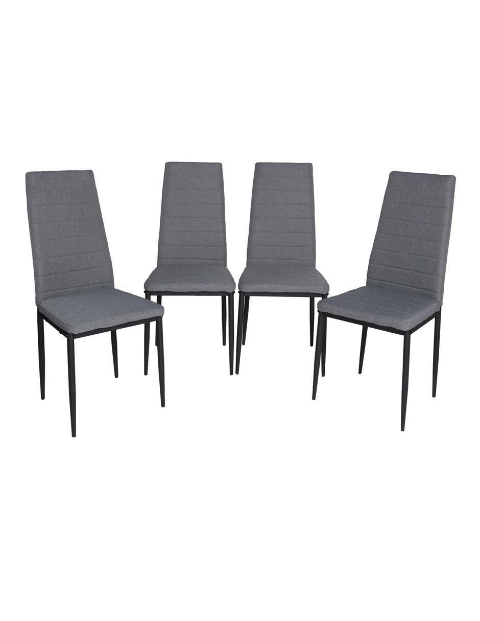 Silla 4 piezas Ann de acero