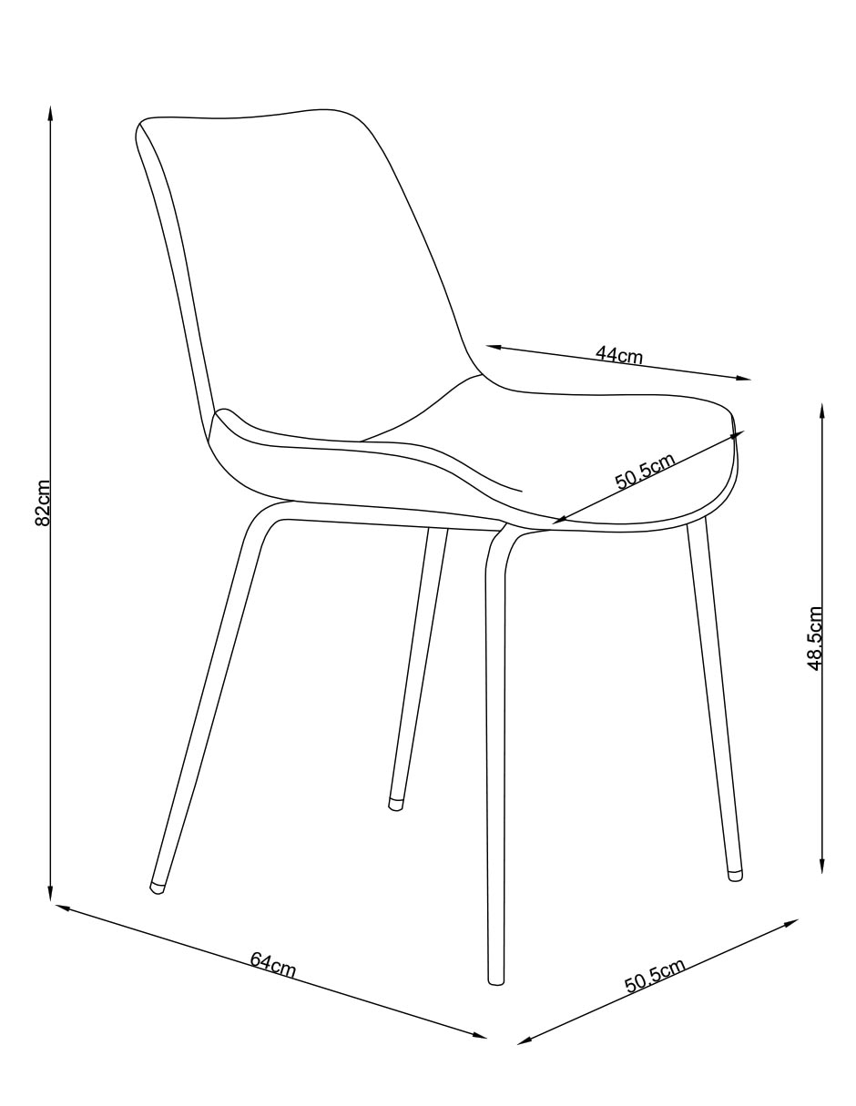 Silla Bari de vinipiel 10