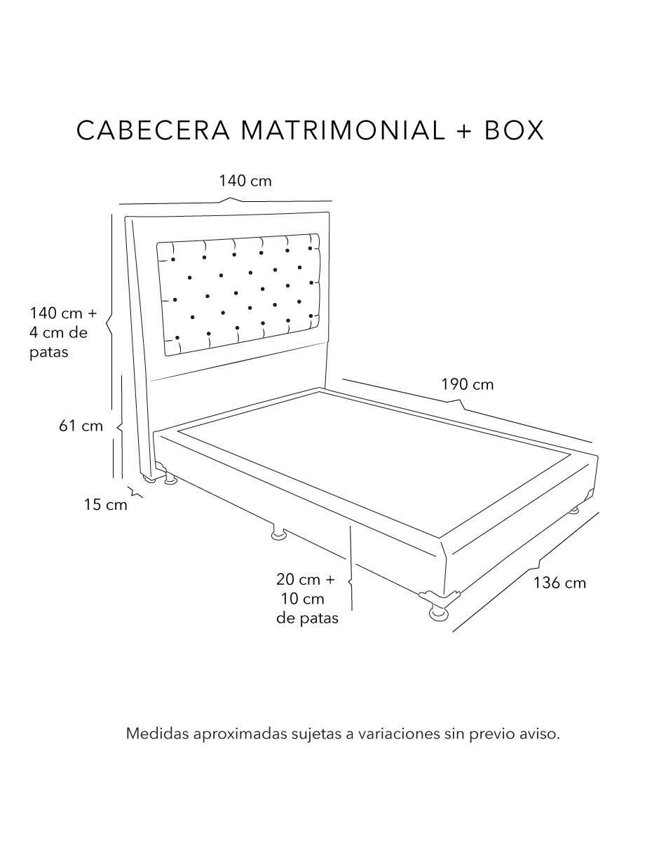 Dicasa mary más box de madera y tela