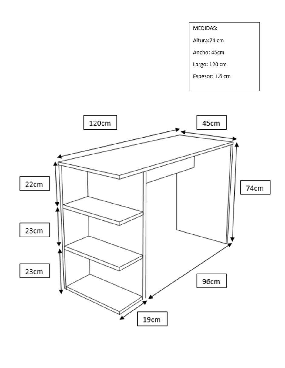 Escritorio de MDF 3