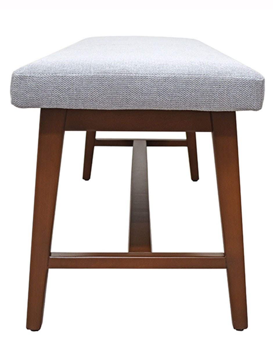 BANCA RIVIANI MADERA SÓLID, GRIS CLARO
