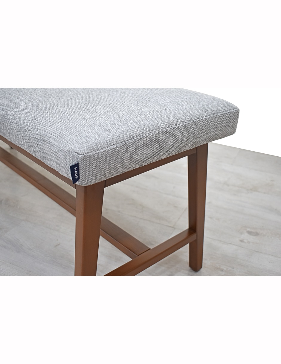 BANCA RIVIANI MADERA SÓLID, GRIS CLARO