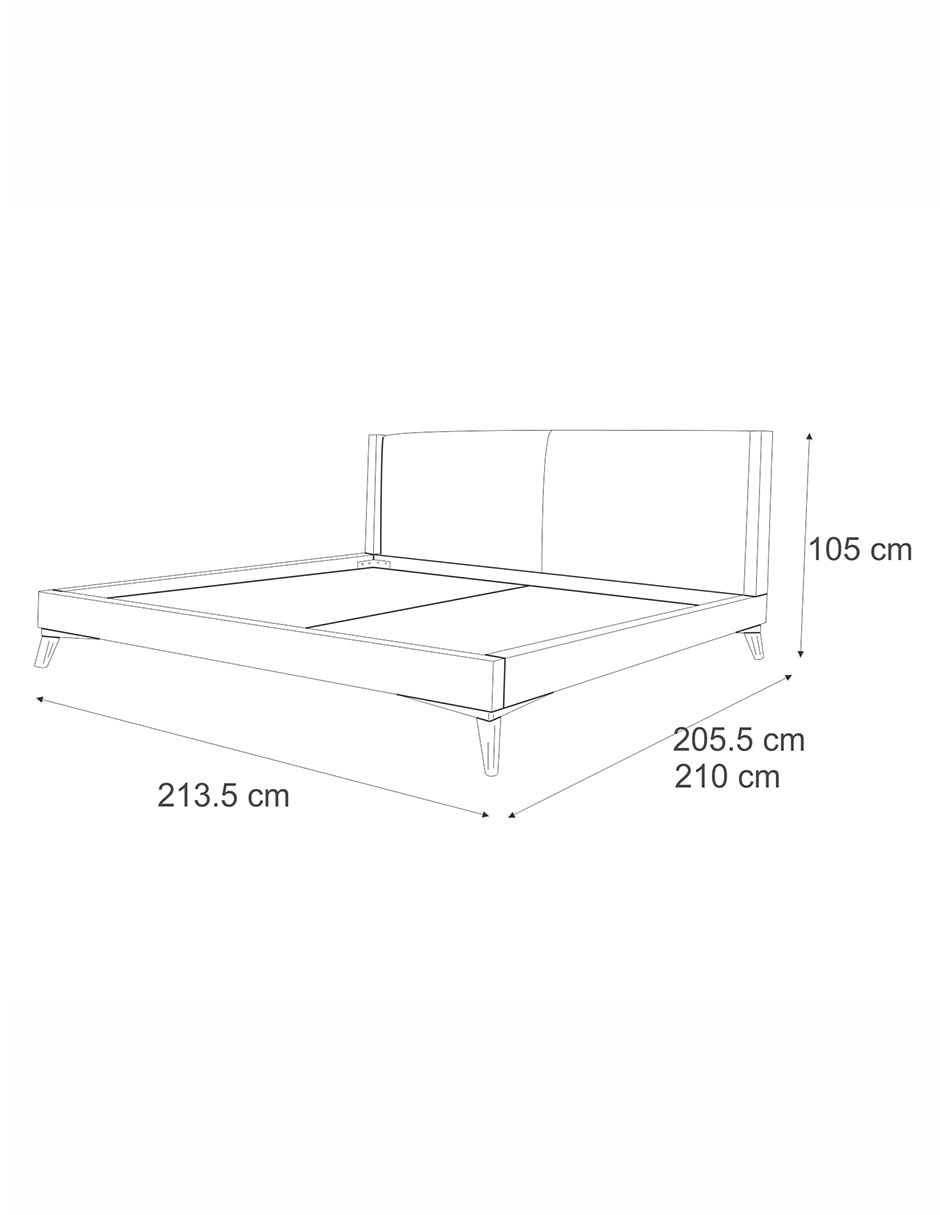Cama Riviani de MDF 14