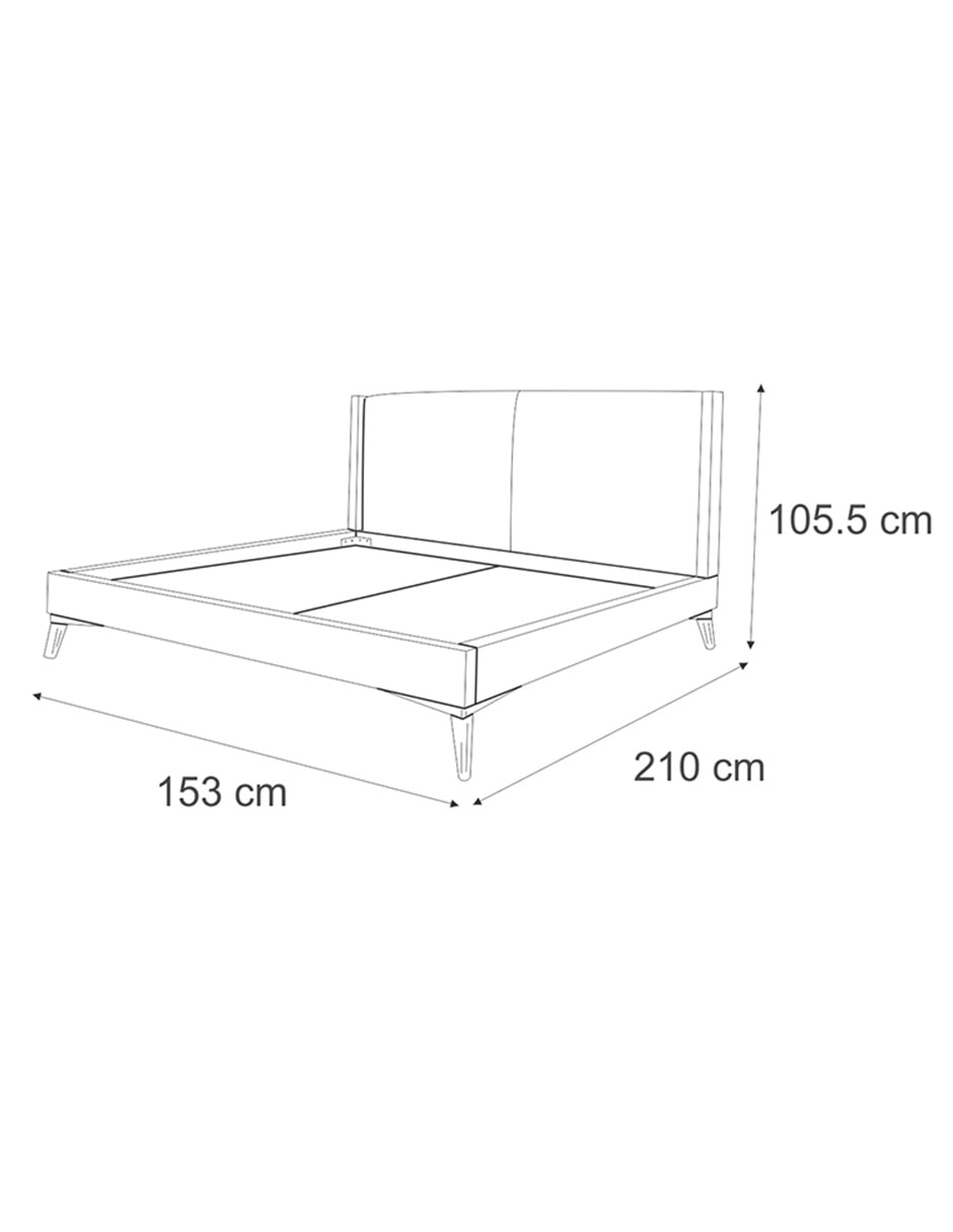 Cama Riviani de MDF 7