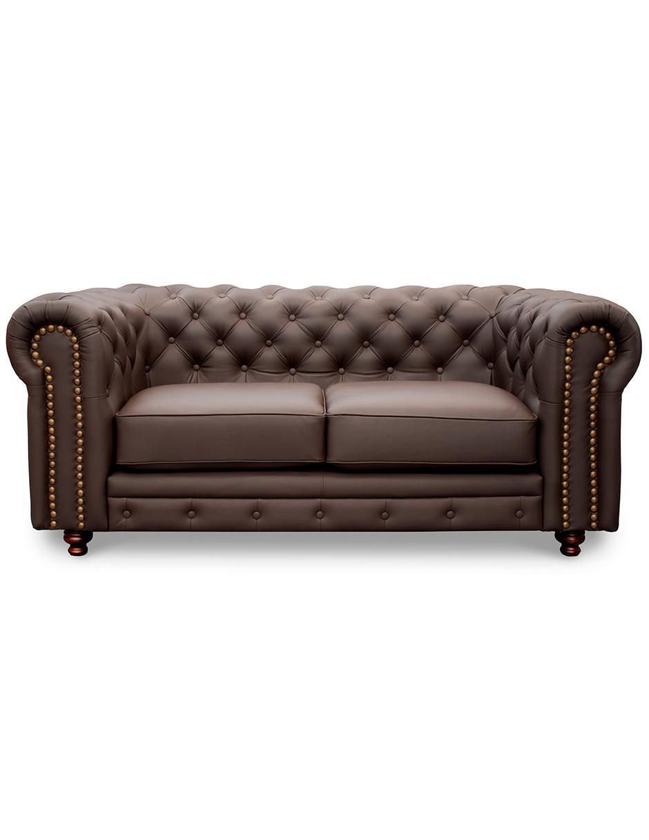 Sala 3 piezas Chesterfield de piel y vinil 5