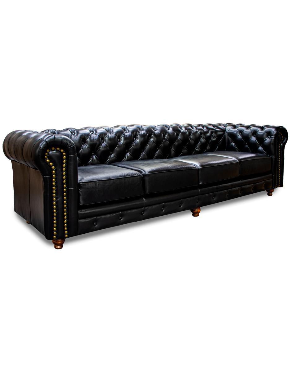Sofá Chesterfield Confortopiel de piel