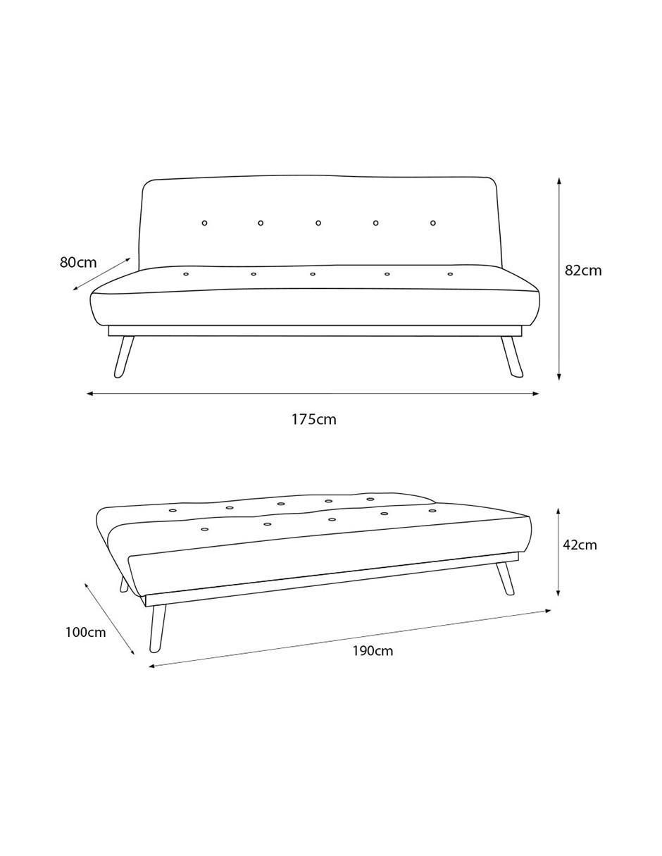 Sofá cama Héctor de madera 6