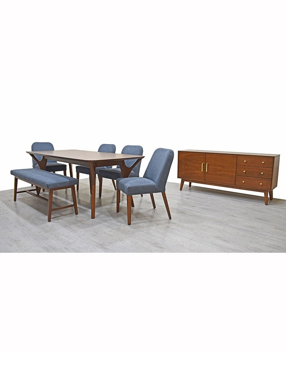 Banca de madera sólida 8